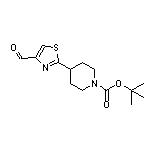 2-(1-Boc-4-piperidinyl)thiazole-4-carbaldehyde