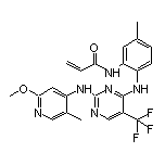 N-[2-[[2-[(2-Methoxy-5-methyl-4-pyridinyl)amino]-5-(trifluoromethyl)-4-pyrimidinyl]amino]-5-methylphenyl]acrylamide
