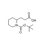 3-(1-Boc-2-piperidyl)propanoic Acid