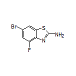 2-Amino-6-bromo-4-fluorobenzothiazole