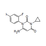 6-Amino-3-cyclopropyl-1-(2-fluoro-4-iodophenyl)pyrimidine-2,4(1H,3H)-dione