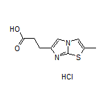 3-(2-Methylimidazo[2,1-b]thiazol-6-yl)propanoic Acid Hydrochloride