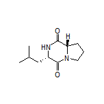 (3S,8aS)-3-Isobutylhexahydropyrrolo[1,2-a]pyrazine-1,4-dione