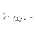 3-(2-Bromoimidazo[2,1-b]thiazol-6-yl)propanoic Acid Hydrochloride