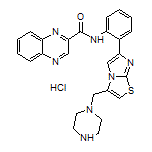 N-[2-[3-(Piperazin-1-ylmethyl)imidazo[2,1-b]thiazol-6-yl]phenyl]quinoxaline-2-carboxamide Hydrochloride