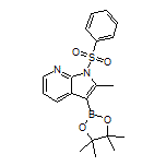 2-Methyl-1-(phenylsulfonyl)-7-azaindole-3-boronic Acid Pinacol Ester