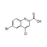 6-Bromo-4-chloroquinoline-2-carboxylic Acid