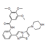 3,4,5-Trimethoxy-N-[2-[3-(piperazin-1-ylmethyl)imidazo[2,1-b]thiazol-6-yl]phenyl]benzamide