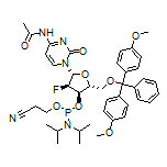 N4-Acetyl-5’-O-(4, 4’-dimethoxytrityl)-2’-fluoro-2’-deoxycytidine-3’-(2-cyanoethyl-N,N-diisopropyl)phosphoramidite