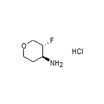 (3R,4S)-3-Fluorotetrahydro-2H-pyran-4-amine Hydrochloride