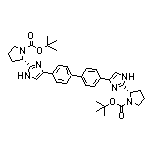 4,4’-Bis[2-[(S)-1-Boc-2-pyrrolidinyl]-4-imidazolyl]biphenyl