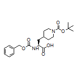 (S)-2-(Cbz-amino)-3-(1-Boc-4-piperidyl)propanoic Acid