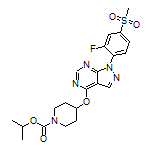 Isopropyl 4-[[1-[2-Fluoro-4-(methylsulfonyl)phenyl]-1H-pyrazolo[3,4-d]pyrimidin-4-yl]oxy]piperidine-1-carboxylate