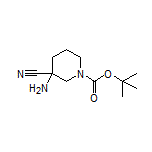 1-Boc-3-amino-3-cyanopiperidine