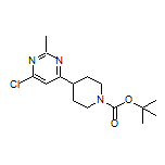 1-Boc-4-(6-chloro-2-methyl-4-pyrimidinyl)piperidine