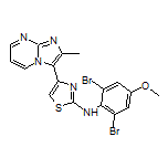 N-(2,6-Dibromo-4-methoxyphenyl)-4-(2-methylimidazo[1,2-a]pyrimidin-3-yl)thiazol-2-amine