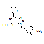 5-Amino-3-(4-amino-3-methylbenzyl)-7-(2-furyl)-3H-[1,2,3]triazolo[4,5-d]pyrimidine