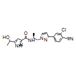 N-[(S)-1-[3-(3-Chloro-4-cyanophenyl)-1-pyrazolyl]-2-propyl]-5-(1-hydroxyethyl)pyrazole-3-carboxamide
