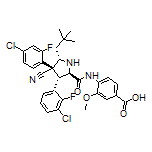 4-[(2R,3S,4R,5S)-3-(3-Chloro-2-fluorophenyl)-4-(4-chloro-2-fluorophenyl)-4-cyano-5-neopentylpyrrolidine-2-carboxamido]-3-methoxybenzoic Acid