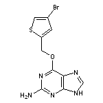 2-Amino-6-[(4-bromo-2-thienyl)methoxy]-9H-purine