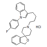 1’-[4-[1-(4-Fluorophenyl)-1H-indol-3-yl]butyl]-3H-spiro[isobenzofuran-1,4’-piperidine] Hydrochloride