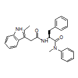 (S)-N-Methyl-2-[2-(2-methyl-3-indolyl)acetamido]-N,3-diphenylpropanamide