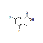 5-Bromo-3-fluoro-2-methylbenzoic Acid