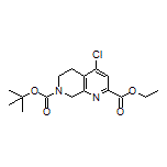 Ethyl 7-Boc-4-chloro-5,6,7,8-tetrahydro-1,7-naphthyridine-2-carboxylate