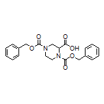1,4-Bis(Cbz)piperazine-2-carboxylic Acid