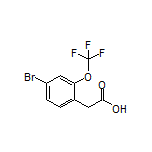 4-Bromo-2-(trifluoromethoxy)phenylacetic Acid