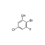 2-Bromo-5-chloro-3-fluorophenol