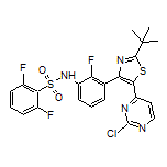N-[3-[2-(tert-Butyl)-5-(2-chloropyrimidin-4-yl)thiazol-4-yl]-2-fluorophenyl]-2,6-difluorobenzenesulfonamide