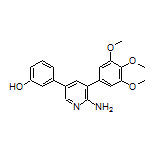 3-[6-Amino-5-(3,4,5-trimethoxyphenyl)-3-pyridyl]phenol