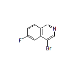 4-Bromo-6-fluoroisoquinoline