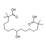 8-Hydroxy-2,2,14,14-tetramethylpentadecanedioic Acid