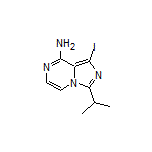 1-Iodo-3-isopropylimidazo[1,5-a]pyrazin-8-amine