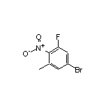 5-Bromo-1-fluoro-3-methyl-2-nitrobenzene