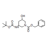 1-Cbz-3-(Boc-amino)-5-hydroxypiperidine