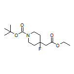 Ethyl 2-(1-Boc-4-fluoro-4-piperidyl)acetate