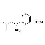 (1R)-3-methyl-1-phenylbutylamine, chloride