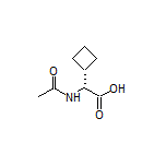 (R)-2-Acetamido-2-cyclobutylacetic Acid