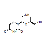 1-[(2R,6S)-6-(Hydroxymethyl)morpholin-2-yl]pyrimidine-2,4(1H,3H)-dione