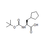 (S)-2-(Boc-amino)-3-cyclopentylpropanoic Acid