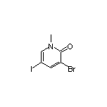 3-Bromo-5-iodo-1-methylpyridin-2(1H)-one