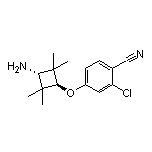 4-(trans-3-Amino-2,2,4,4-tetramethylcyclobutoxy)-2-chlorobenzonitrile