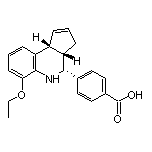 4-[(3aS,4R,9bR)-6-Ethoxy-3a,4,5,9b-tetrahydro-3H-cyclopenta[c]quinolin-4-yl]benzoic Acid