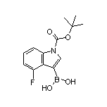 1-Boc-4-fluoro-1H-indole-3-boronic Acid