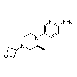 (S)-2-Amino-5-[2-methyl-4-(3-oxetanyl)-1-piperazinyl]pyridine