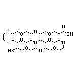 Carboxy-PEG12-C2-Thiol