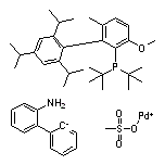 Methanesulfonato[2-(di-t-butylphosphino)-3-methoxy-6-methyl-2’,4’,6’-tri-i-propylbiphenyl](2’-amino-2-biphenylyl)palladium(II)